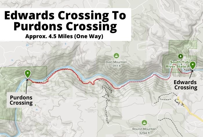 Edwards Crossing To Purdons Crossing Trail