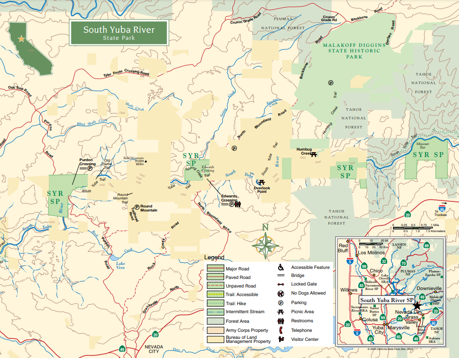 South Yuba River State Park Map 2