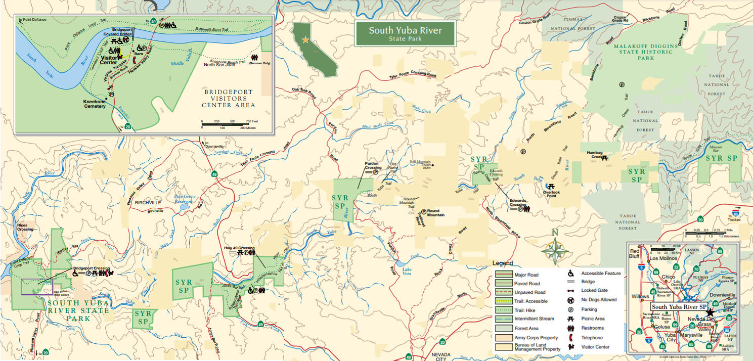 South Yuba River State Park Map Full
