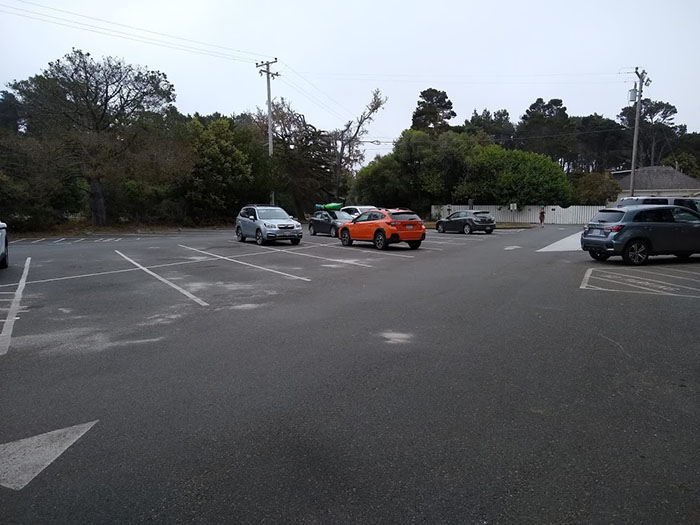 Jug Handle parking lot