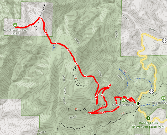 Mount Saint Helena Trail