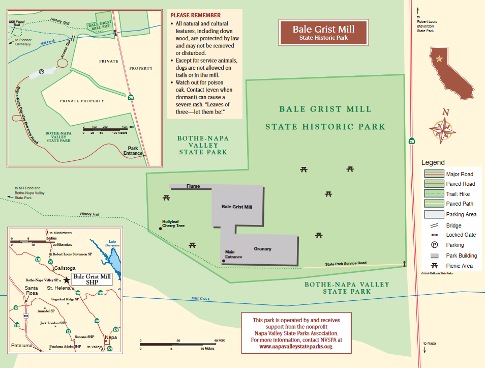 Bale Grist Mill Map