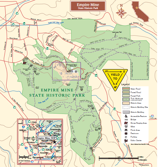 Empire Mine State Park Map